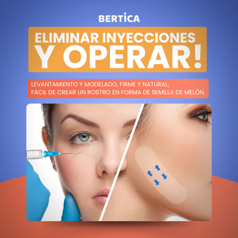 Tiras invisibles con efecto bótox Viyalift antiedad.