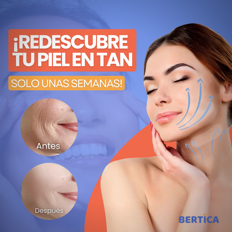 Tiras invisibles con efecto bótox Viyalift antiedad.