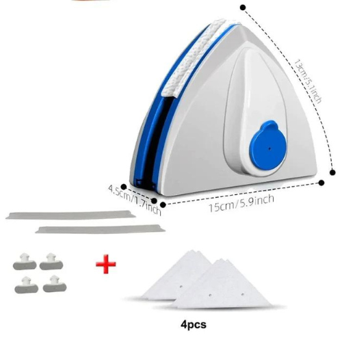 Limpiador de Vidrios Magnético de Doble Cara - EcoGlass