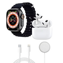 Kit Premium Smartwatch 9 Ultra + Audífonos Inalámbricos