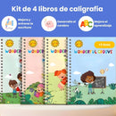 Cuadernos Mágicos de Caligrafía Reutilizables Sank + 1 Bolígrafo con 10 Recambios