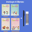 Cuadernos Mágicos de Caligrafía Reutilizables Sank + 1 Bolígrafo con 10 Recambios