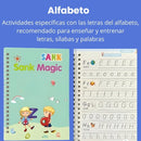 Cuadernos Mágicos de Caligrafía Reutilizables Sank + 1 Bolígrafo con 10 Recambios