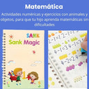 Cuadernos Mágicos de Caligrafía Reutilizables Sank + 1 Bolígrafo con 10 Recambios