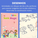 Cuadernos Mágicos de Caligrafía Reutilizables Sank + 1 Bolígrafo con 10 Recambios