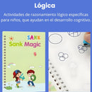 Cuadernos Mágicos de Caligrafía Reutilizables Sank + 1 Bolígrafo con 10 Recambios