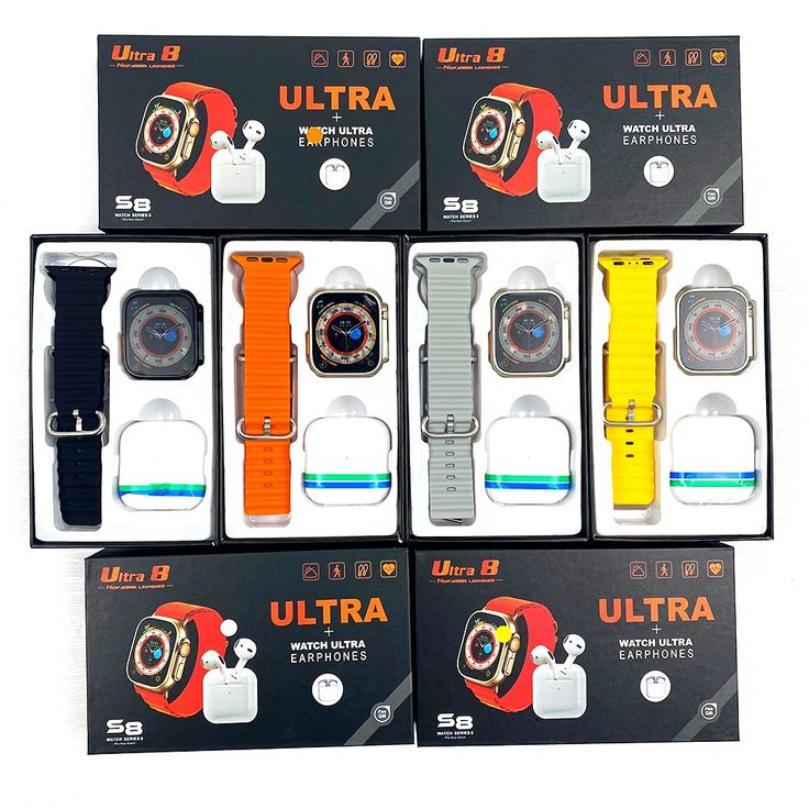 Kit Premium Smartwatch 9 Ultra + Audífonos Inalámbricos